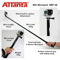 Jual Attanta Monopod SMP 08 for Action Camera,GoPro,Xiaomi Yi,SJCAM Murah