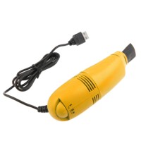 Jual Mini USB Vacuum Keyboard Cleaner for Laptop Computer PC Yel T0310 Murah