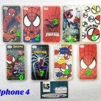 Jual case iphone 4 case iphone4 silikon iphone 4 spiderman T1310 Murah