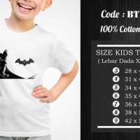 Jual Kaos Anak Batman Kaos Superhero BTM008 T3009 Murah