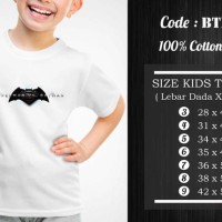 Jual Kaos Anak Batman Kaos Superhero BTM007 T3009 Murah