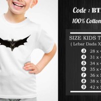 Jual Kaos Anak Batman Kaos Superhero BTM009 T3009 Murah