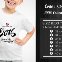 Jual Kaos Anak Imlek CNY020 T3009 Murah
