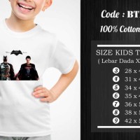 Jual Kaos Anak Batman Kaos Superhero BTM010 T3009 Murah