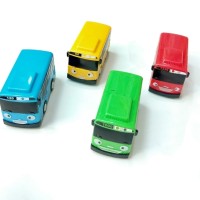 Mobil Tayo Isi 4 Pullback - Mainan Anak The Litte Bus Tayo