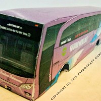 Jual Papercraft Bus Sindoro Satria Mas Murah