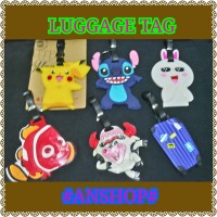 Jual Luggage Tag / Name Tag koper Karakter Murah