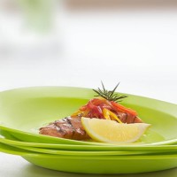 TUPPERWARE 298 Blossom Plate (4pcs)