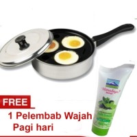 Jual egg poacher Perebus Telur 3 lubang Maspion Free Pelembab Wajah Murah