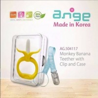 Jual Ange Monkey Banana Teether with clip & case gigitan bay Limited Murah