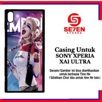 Jual Casing XPERIA XA1 ULTRA suicide squad harley HD Custom Hard Case Murah