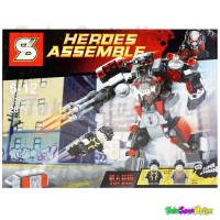 Jual Lego Brick Heroes Assemble SY 362 A B - Ant Man Wolverine Armor Suit Murah
