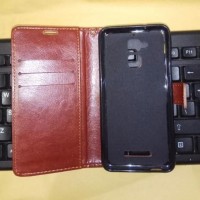 Asus Zenfone 3 Max ZC520TL Retro Luxury Wallet PU Leather Flip Case