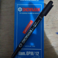 Jual Spidol OHP Snowman OPM (1pcs/Satuan) Murah