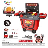 Jual WORK BENCH TROLLEY 28PCS - KADO MAINAN ANAK LAKI LAKI Murah
