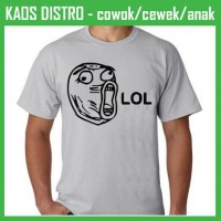 Jual Kaos 9GAG LOL PG75 Oblong Distro Murah