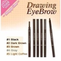 Jual DRAWING EYEBROW ETUDE House Eye Brow Brush Pensil Sikat Kuas Murah