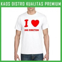 Jual Kaos One Direction Love 4 Pria OBL-ODN04 Murah