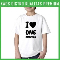 Jual Kaos One Direction Love 1 Anak ANK-ODN01 Laki / Perempuan Murah
