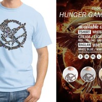 Jual Baju kaos Hunger Games Photo - Tshirt Oblong - Grosir Distro Ordinal Murah