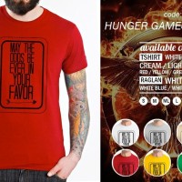 Jual Baju kaos Hunger Games Quote 1 - Tshirt Oblong - Grosir Distro Ordinal Murah