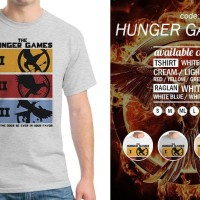 Jual Baju kaos Hunger Games 02 - Tshirt Oblong - Grosir Distro Ordinal Murah