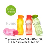 Jual Tupperware Eco Bottle 310ml (4pcs Botol Minum) Murah