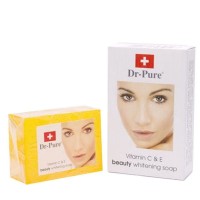 Jual Sabun Dr.Pure / Dr.Pure Beauty Whitening Soap / Vitamin C & E Murah