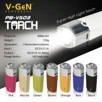 Jual Powerbank V-GeN V503 High Light Torch 5000 mAh (Power Bank VGEN) Murah