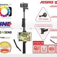 Jual ATTANTA SMP -22B Whit Phone Clip Tongsis/Monopod For GoPro,Xiaomi Yi Murah