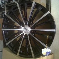Velg R18#262 MI-572 Black Polish Jazz Mobilio Yaris Livina Dll