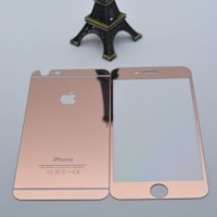 Jual TERMURAH Iphone 6 Plus/6S Plus Rosegold Tempered Glass Mirror Antigor Murah