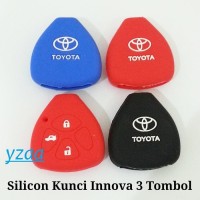 Casing Silicon / Silikon Kunci Remote Innova 3 Tombol