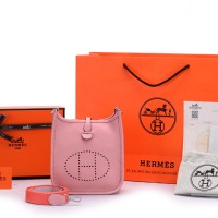 Tas Hermes Evelyne Mini TPM Clemence Softpink SOC1044