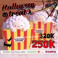 Jual HALLOWEEN TREAT popcorn Squishy Licensed pat pat zoo (ORIGINAL & SLOW) Murah