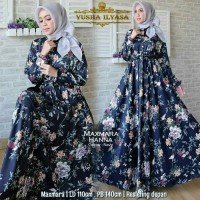Jual gamis maxi syari pesta baju muslim hijab xxl xl jumbo bigsize big size Murah
