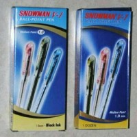 Jual bolpen snowman v-1 Murah