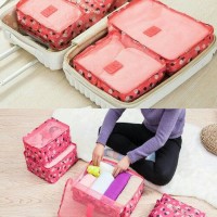 Jual New 6 in 1 Korean Travel Bag in Bag (1 set isi 6 pcs organizer) Murah