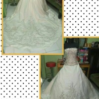 gaun pengantin second