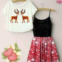 Jual SET DRESS RUSA / BAJU WANITA Murah