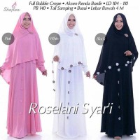 ROSELANI SYARI 220RB BY SHAFIRA HIJAB UMROH HAJI SYARI batik kebaya se