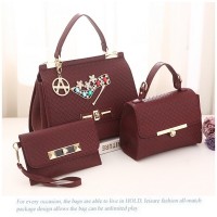 Jual Tas Branded Wanita Lenore 3in1 #Tas Pesta Branded Import 3in1 2643 Murah
