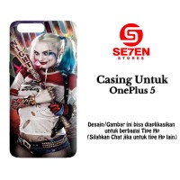 Jual Casing ONE PLUS 5 suicide squad harley quinn Custom Hard Case Murah