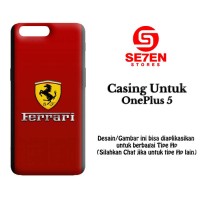 Casing ONE PLUS 5 Ferrari Logo 3 Custom Hard Case