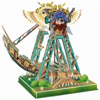 Jual Mainan Edukasi Anak 3D Puzzle Pirate Ship Amusement Park A126 Murah
