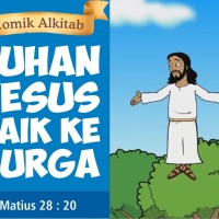 Jual Komik Alkitab TUHAN YESUS NAIK KE SURGA Murah