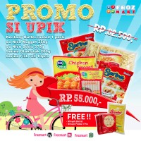 Jual Paket Si Upik - Nugget / Naget / Sosis / Otak Ikan Murah