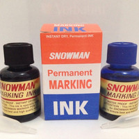 Jual Isi Ulang / Refill Ink Tinta Spidol Snowman Permanent Murah