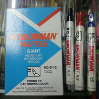 Jual Spidol Snowman G-12 Permanent Murah