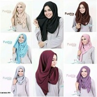 Hijab Jilbab Instant Fushia